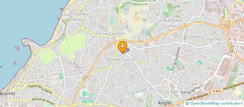 localisation de l'entreprise MADAME MAYLIS CURATOLO à ANGLET