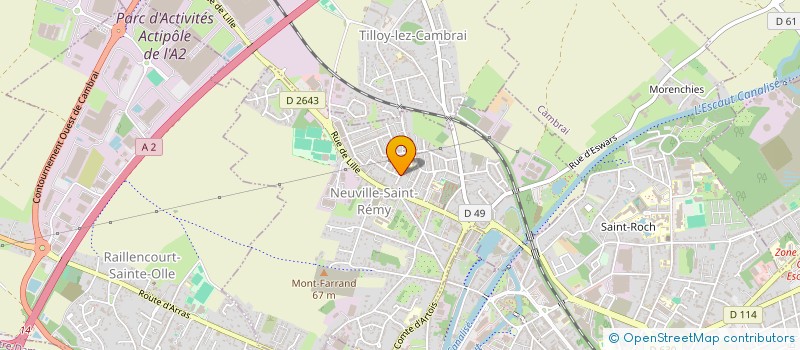 localisation de l'entreprise MADAME MAYLIS DARCY à NEUVILLE-SAINT-REMY