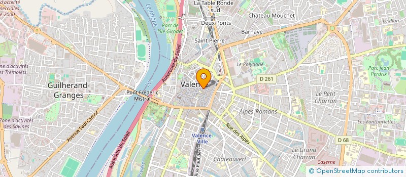 localisation de l'entreprise MADAME MAYLIS DEBOURG  VALENCE