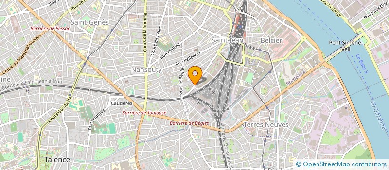 localisation de l'entreprise MADAME MAYLIS DU PELOUX DE PRARON  BORDEAUX