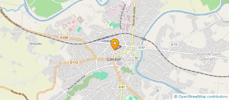 localisation de l'entreprise MADAME MAYLIS DUPREZ  LAVAUR