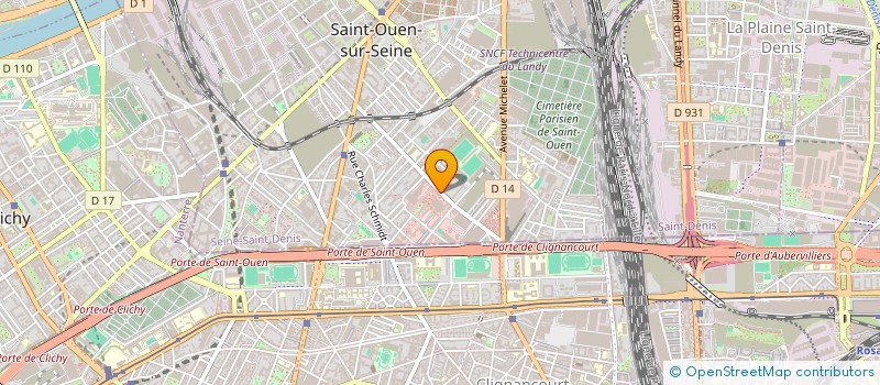 localisation de l'entreprise MADAME MAYLIS FONTANT  SAINT-OUEN-SUR-SEINE