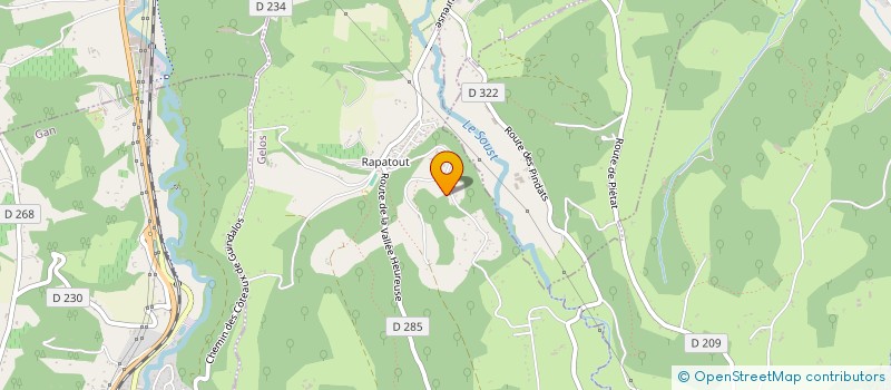 localisation de l'entreprise MADAME MAYLIS GAZAUBE  BIZANOS