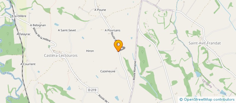 localisation de l'entreprise MADAME MAYLIS GOMEZ  CASTERA-LECTOUROIS