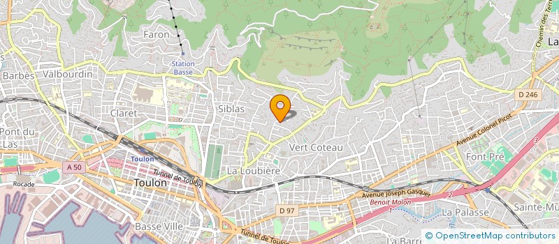 localisation de l'entreprise MADAME MAYLIS GUERRE  TOULON