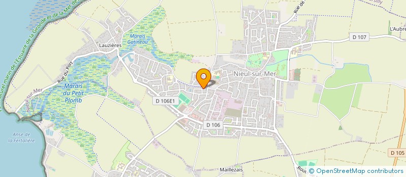 localisation de l'entreprise MADAME MAYLIS LAURENS  NIEUL-SUR-MER