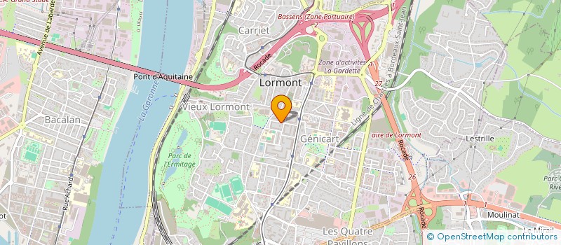 localisation de l'entreprise MADAME MAYLIS MARENT  LORMONT