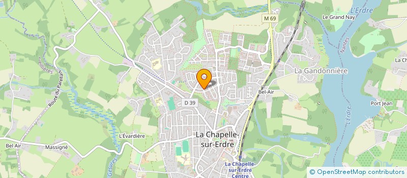 localisation de l'entreprise MADAME MAYLIS MENNESSON  LA CHAPELLE-SUR-ERDRE