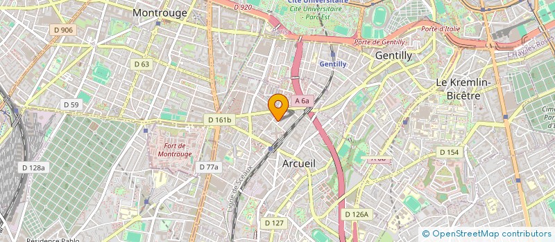 localisation de l'entreprise MADAME MAYLIS MOUSSA  ARCUEIL