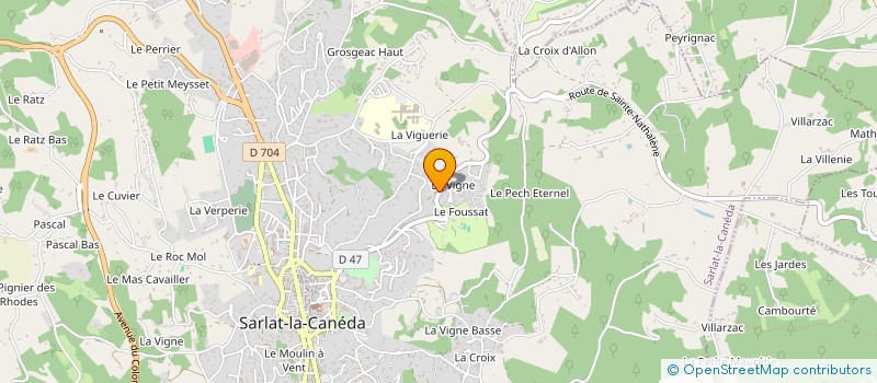 localisation de l'entreprise MADAME MAYLIS PERUSIN  PROISSANS