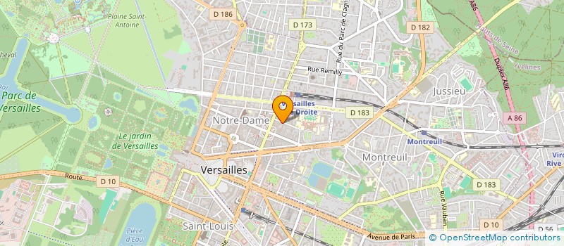 localisation de l'entreprise MADAME MAYLIS PINOTEAU à VERSAILLES