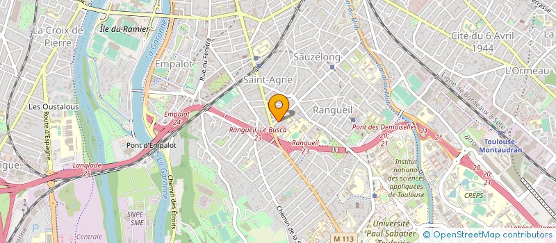 localisation de l'entreprise MADAME MAYLIS PONDEPEYRE  TOULOUSE