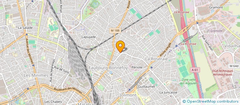 localisation de l'entreprise MADAME MAYLIS SANCHEZ  TOULOUSE