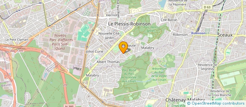localisation de l'entreprise MADAME MAYLIS TRANCHAND à LE PLESSIS-ROBINSON
