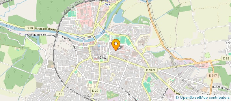 localisation de l'entreprise MADAME MAYLIS TRICOT  DAX