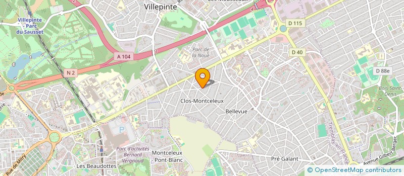 localisation de l'entreprise MADAME MAYLO SAVIC à VILLEPINTE