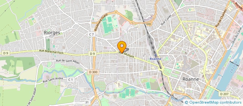 localisation de l'entreprise MADAME MAYNA SOUF OILI à ROANNE