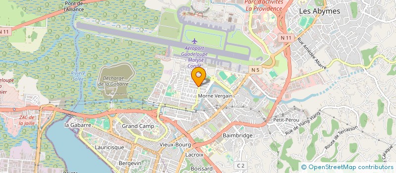 localisation de l'entreprise MADAME MAYRA BUENO SUERO  LES ABYMES