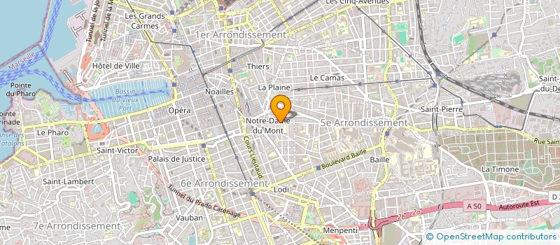 localisation de l'entreprise MADAME MAYRA MARET  MARSEILLE