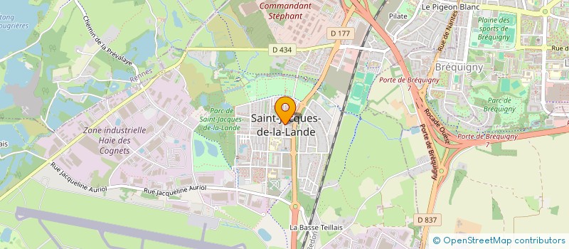 localisation de l'entreprise MADAME MAYRONNE ADAM  SAINT-JACQUES-DE-LA-LANDE