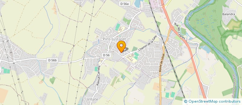 localisation de l'entreprise MADAME MAYSSA DJELLOUL  PINS-JUSTARET