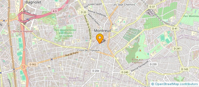 localisation de l'entreprise MADAME MAYUMI SATO à MONTREUIL