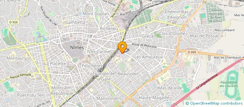 localisation de l'entreprise MADAME MAYVA SALES GURJAO FARIAS  NIMES