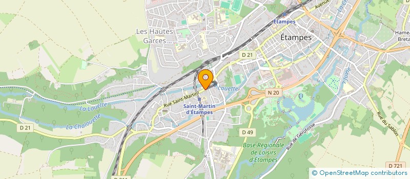 localisation de l'entreprise MADAME MAYVENCIA CINE  ETAMPES