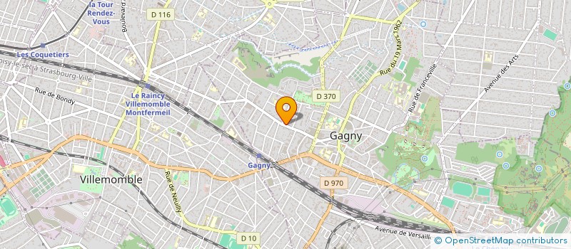 localisation de l'entreprise MADAME MAZAL ELMAALLEM  GAGNY