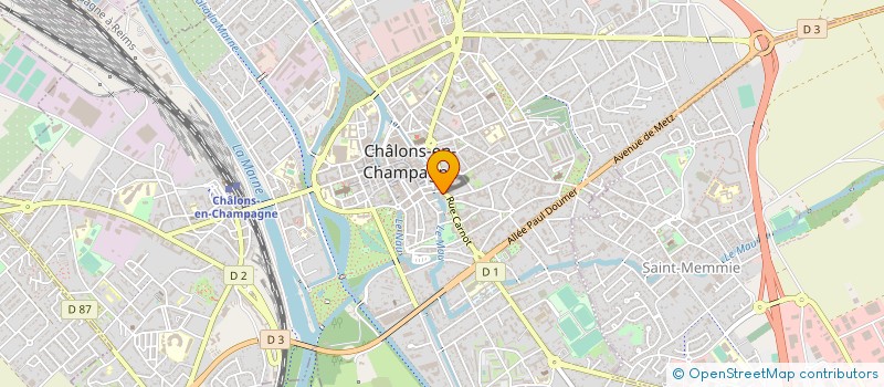 localisation de l'entreprise MADAME MAZAL-TOB ELBAZ  CHALONS-EN-CHAMPAGNE