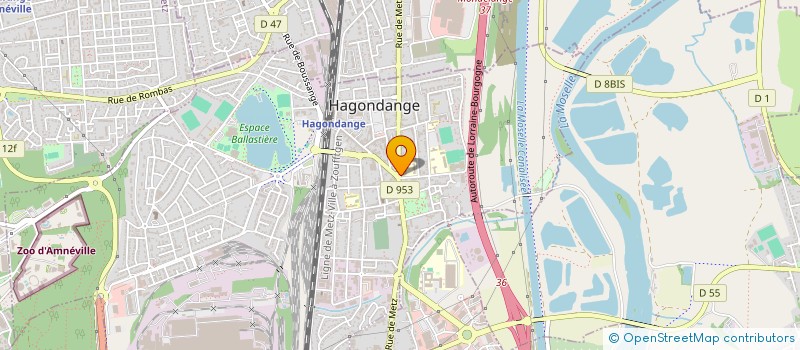 localisation de l'entreprise MADAME MAZARINE FANGILLE à HAGONDANGE