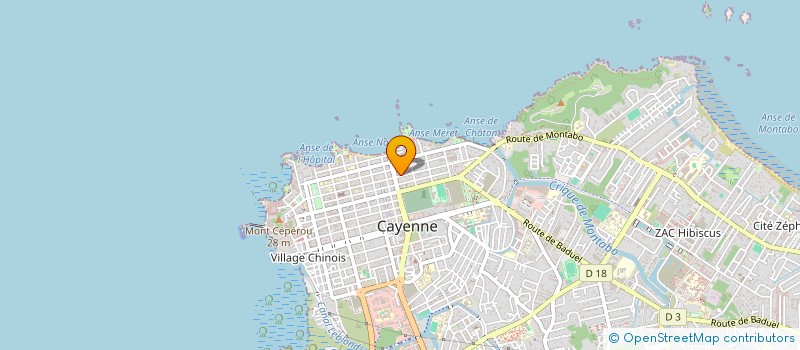 localisation de l'entreprise MADAME MAZARINE KOCH  CAYENNE