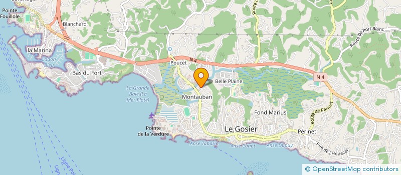 localisation de l'entreprise MADAME MAZARINE MIREFLEUR à LE GOSIER