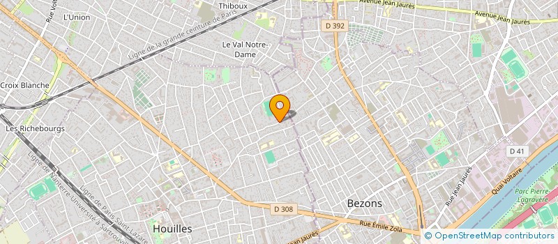 localisation de l'entreprise MADAME MAZARINE SENI SHELSEA  HOUILLES