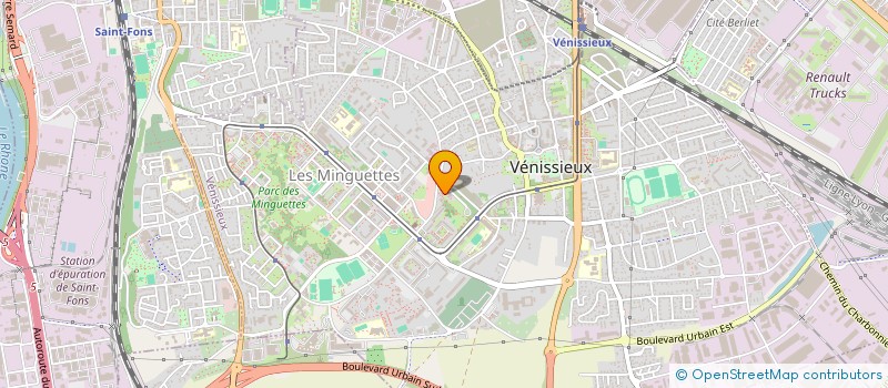 localisation de l'entreprise MADAME MAZIHA JELLAD  VENISSIEUX