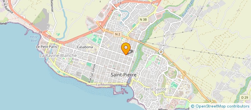 localisation de l'entreprise MADAME MAZNA SALIM  SAINT-PIERRE