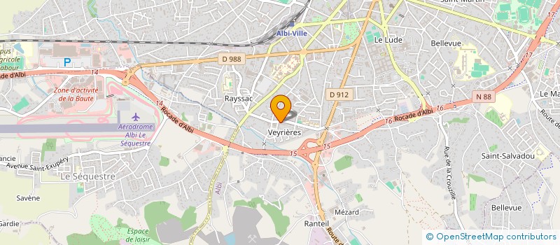 localisation de l'entreprise MADAME MBALOU KABA à ALBI