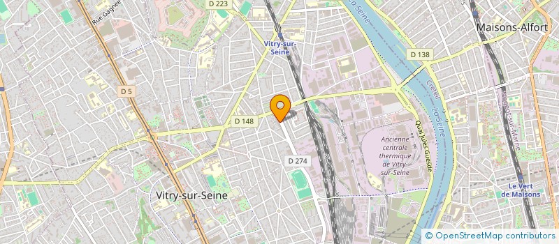 localisation de l'entreprise MADAME MBASSEAU FANY  VITRY-SUR-SEINE