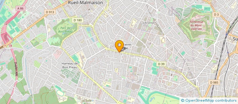 localisation de l'entreprise MADAME MBAYANG LO à RUEIL-MALMAISON