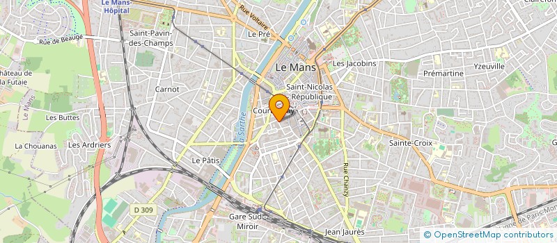 localisation de l'entreprise MADAME MBELE GANGA RENAUD à LE MANS