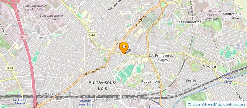 localisation de l'entreprise MADAME MBENE SEYE  AULNAY-SOUS-BOIS
