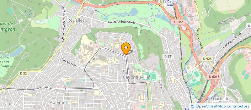 localisation de l'entreprise MADAME MBEUWDY LAM  LE HAVRE