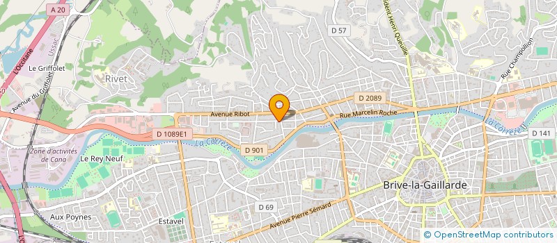 localisation de l'entreprise MADAME MBOLATIANASOA RANDRIAMANALINA  BRIVE-LA-GAILLARDE