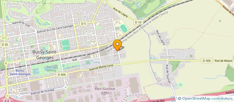 localisation de l'entreprise MADAME MBOYA YAO  BUSSY-SAINT-GEORGES