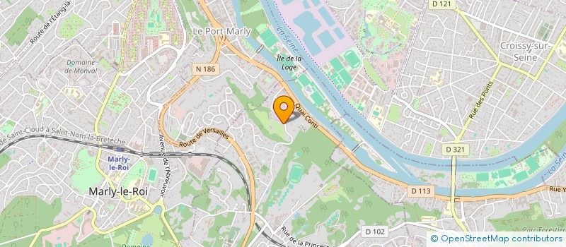 localisation de l'entreprise MADAME MBUYI MILTONI  LOUVECIENNES