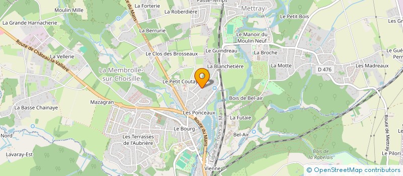localisation de l'entreprise MADAME MCKINLEY PAUL à LA MEMBROLLE-SUR-CHOISILLE