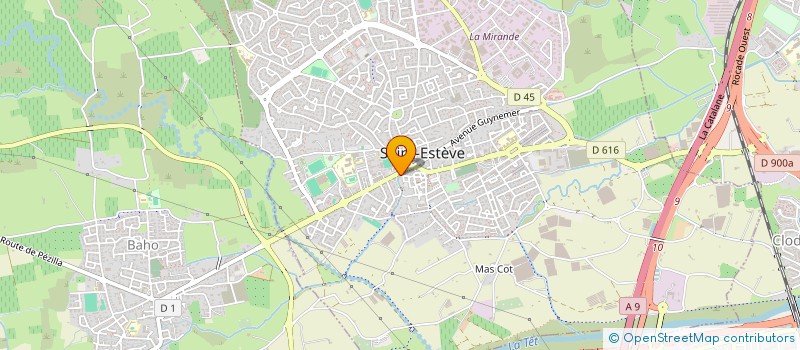 localisation de l'entreprise MADAME MEADOW CASEY-GIBBS  SAINT-ESTEVE