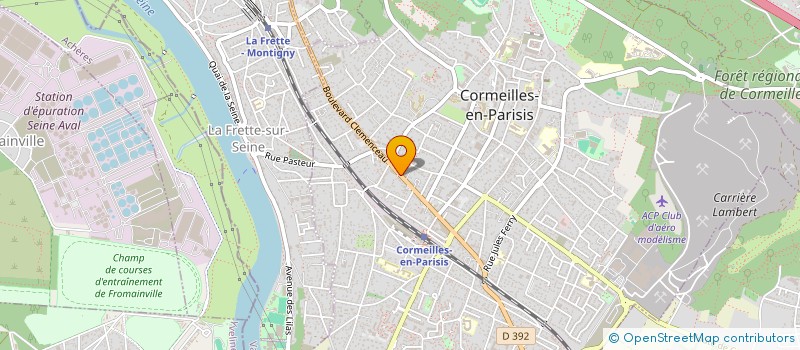 localisation de l'entreprise MADAME MEAGAN SIMONET  CORMEILLES-EN-PARISIS