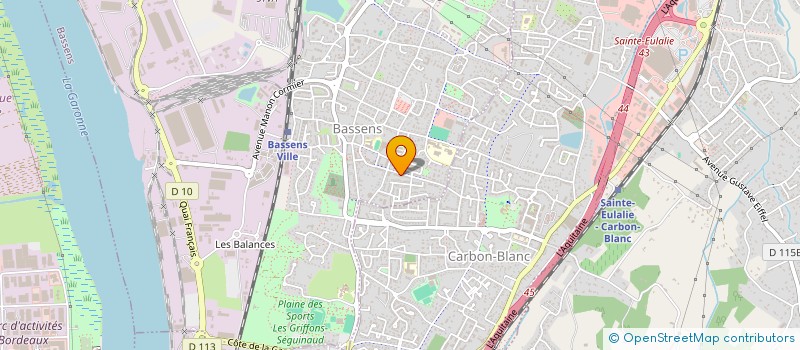 localisation de l'entreprise MADAME MEBARKA BELMEHDI  LORMONT