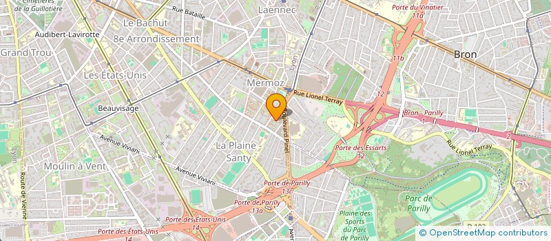 localisation de l'entreprise MADAME MEBARKI HANNEN  LYON